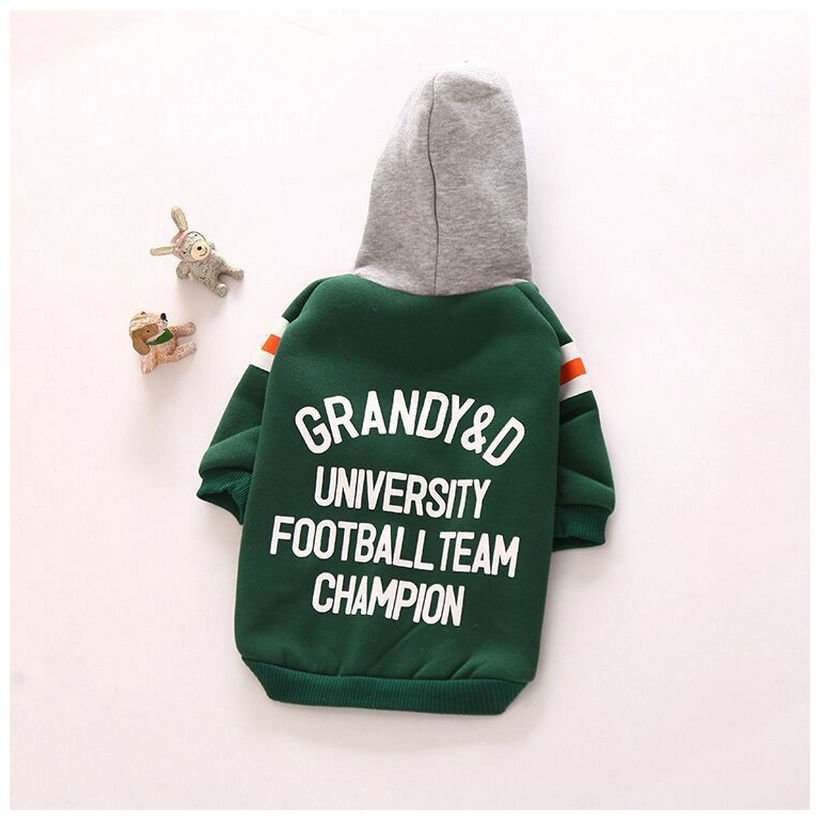 Pullover Letter Hooded Jacket Dog Clothes | Luxury Home Accessories | Heulog Glow