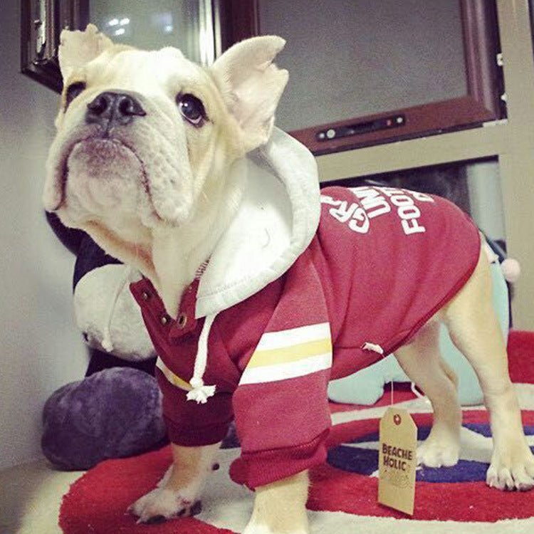 Pullover Letter Hooded Jacket Dog Clothes | Luxury Home Accessories | Heulog Glow