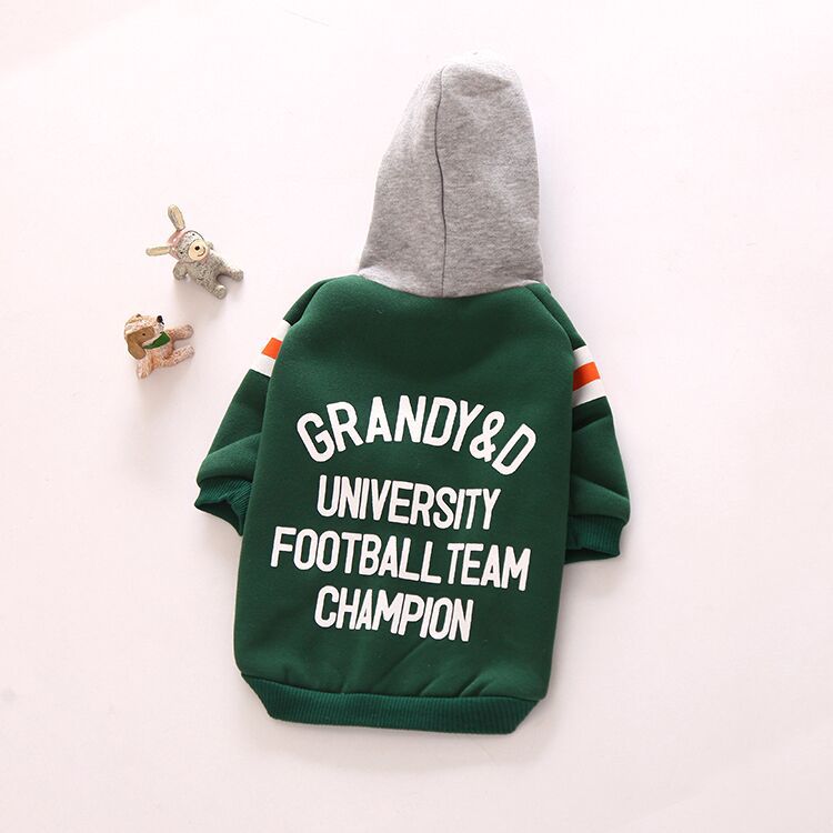 Pullover Letter Hooded Jacket Dog Clothes | Luxury Home Accessories | Heulog Glow