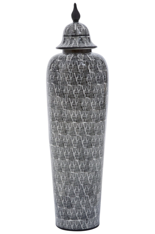 Punto Large Ceramic Jar | Luxury Home Accessories | Heulog Glow
