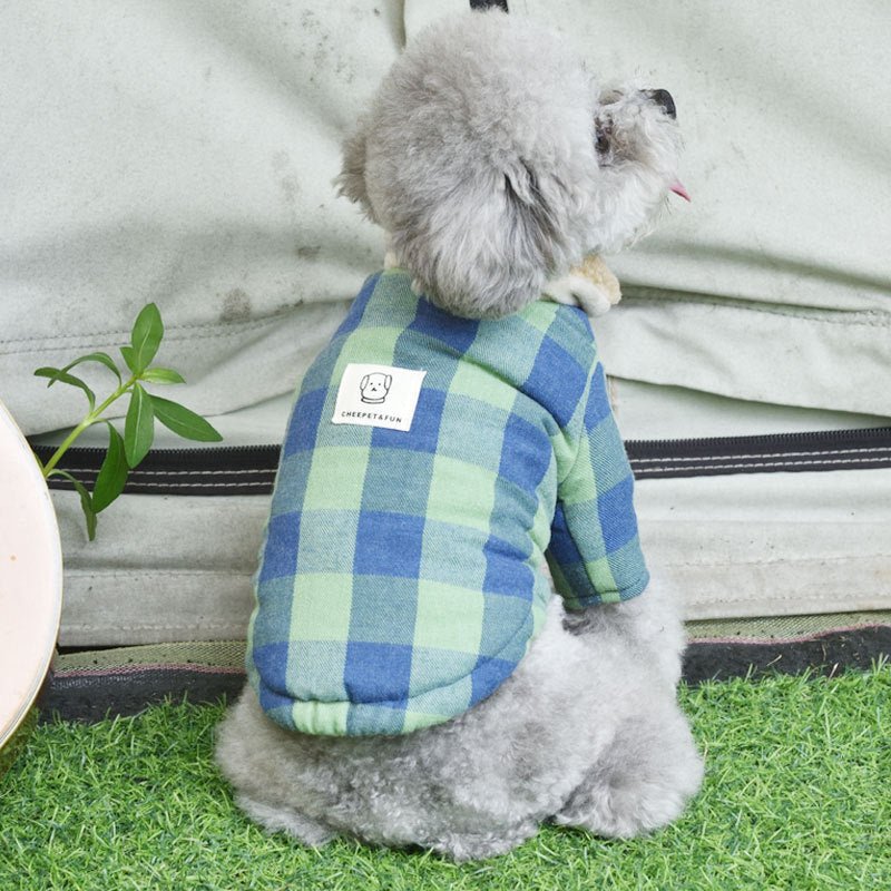 Puppy Dog Clothes Lamb Fur Collar Cotton Coat | Luxury Home Accessories | Heulog Glow