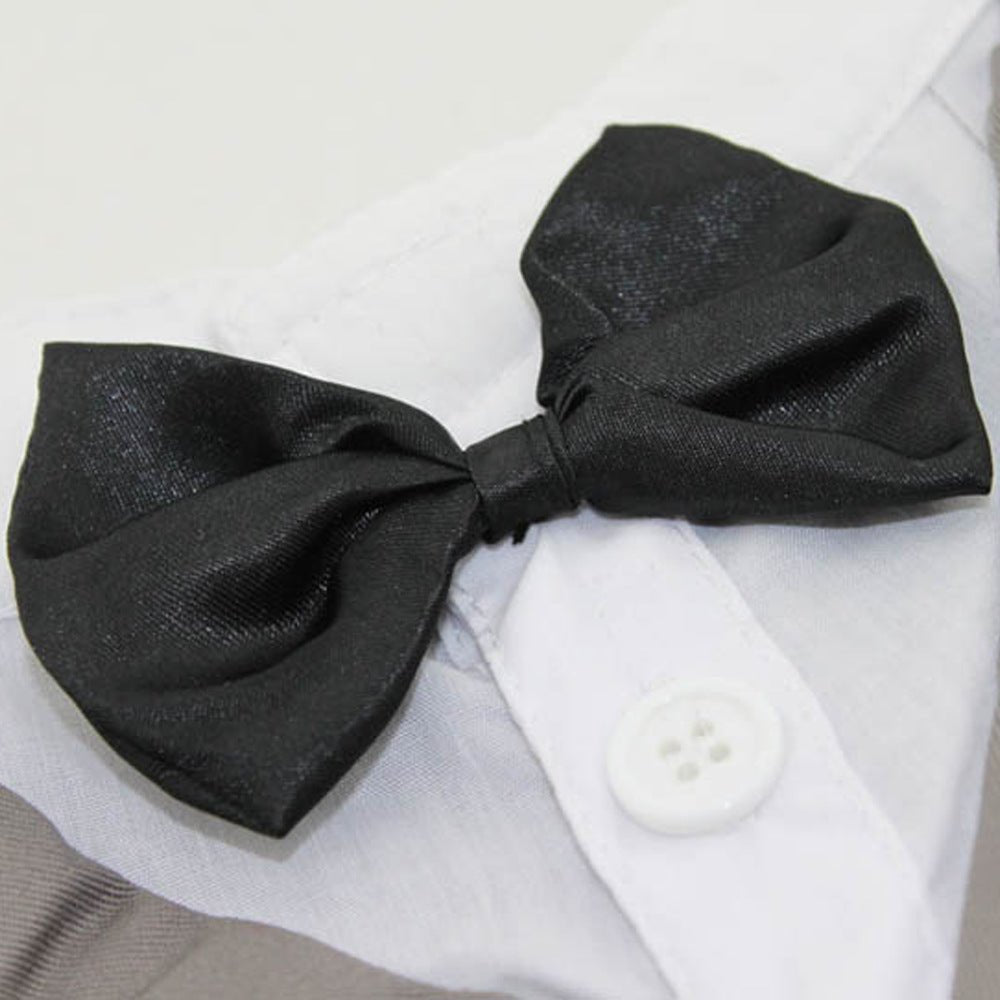 Puppy Gentleman Bow Tie Evening Dress Pet Supplies | Luxury Home Accessories | Heulog Glow