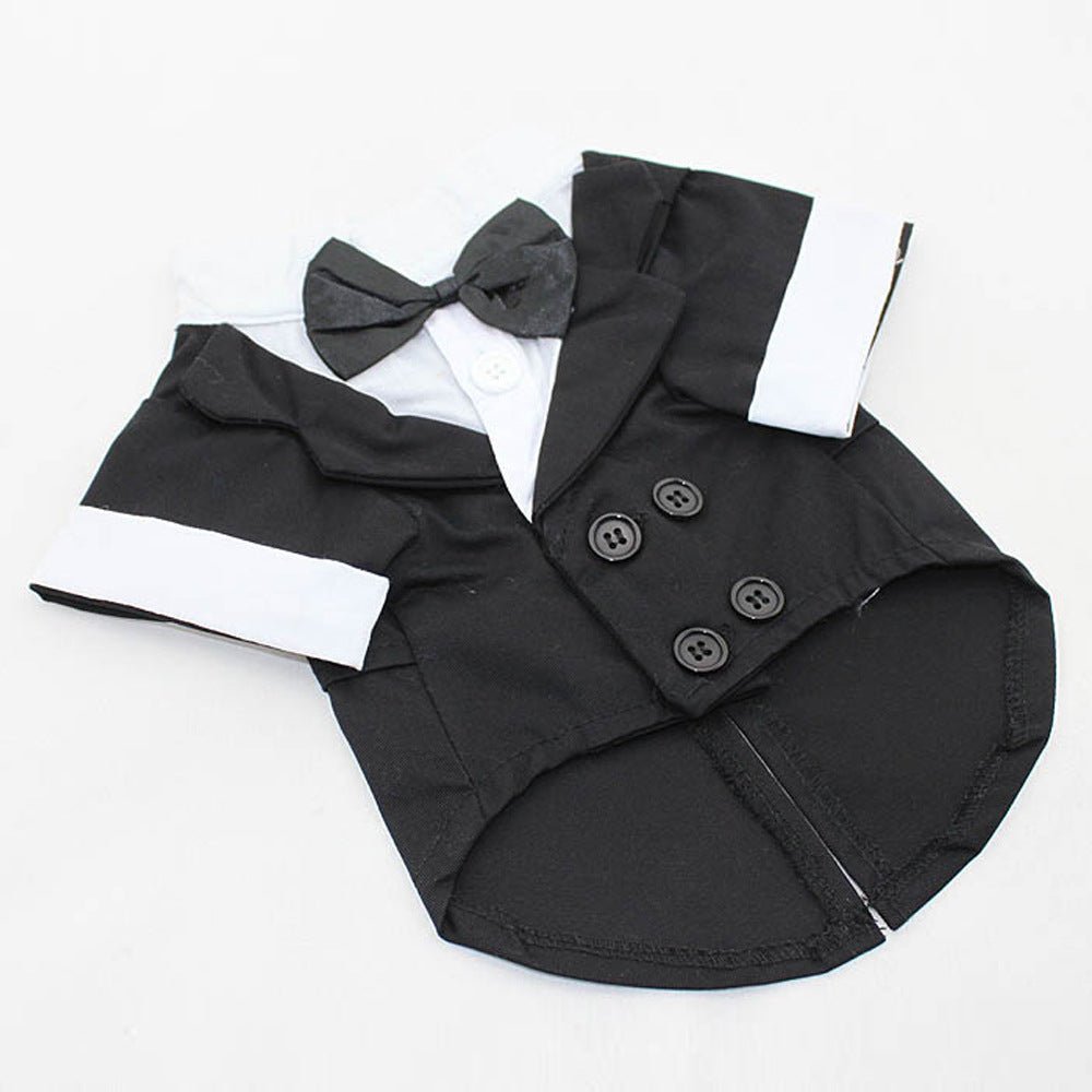 Puppy Gentleman Bow Tie Evening Dress Pet Supplies | Luxury Home Accessories | Heulog Glow
