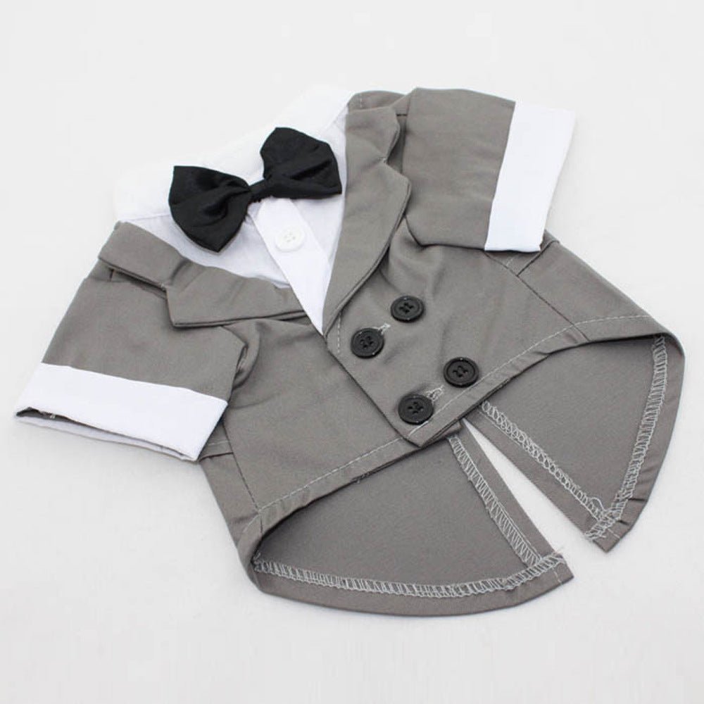Puppy Gentleman Bow Tie Evening Dress Pet Supplies | Luxury Home Accessories | Heulog Glow