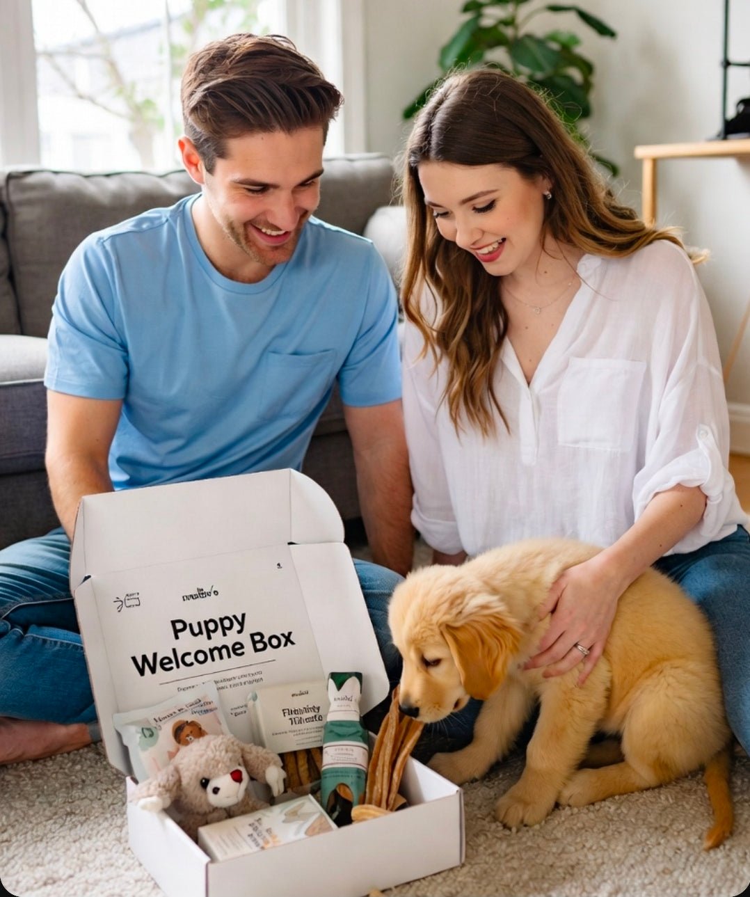 Puppy Welcome Home Box | Luxury Home Accessories | Heulog Glow