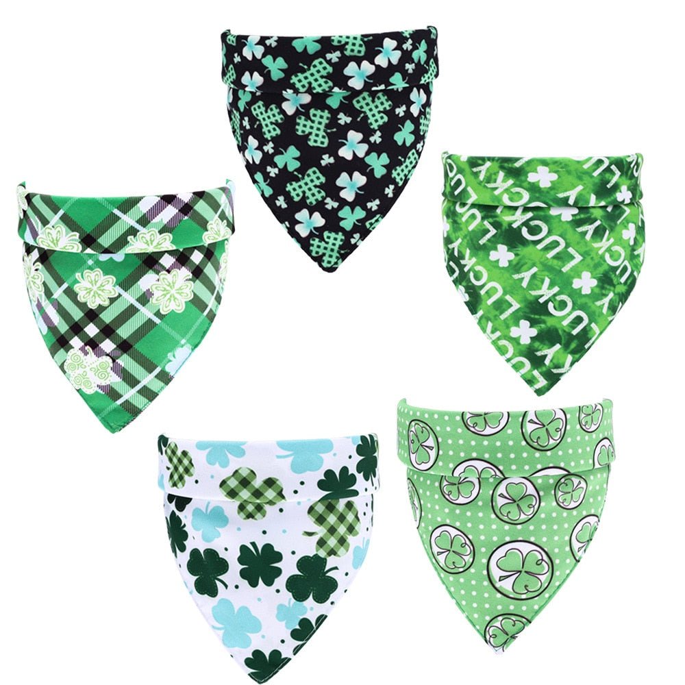 Pure cotton green pet scarf | Luxury Home Accessories | Heulog Glow