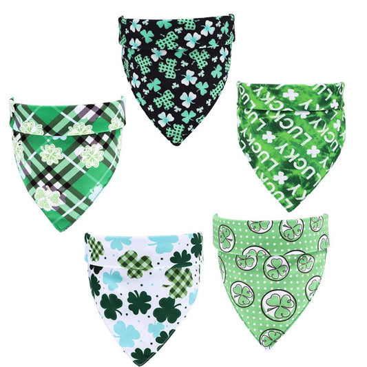 Pure cotton green pet scarf | Luxury Home Accessories | Heulog Glow