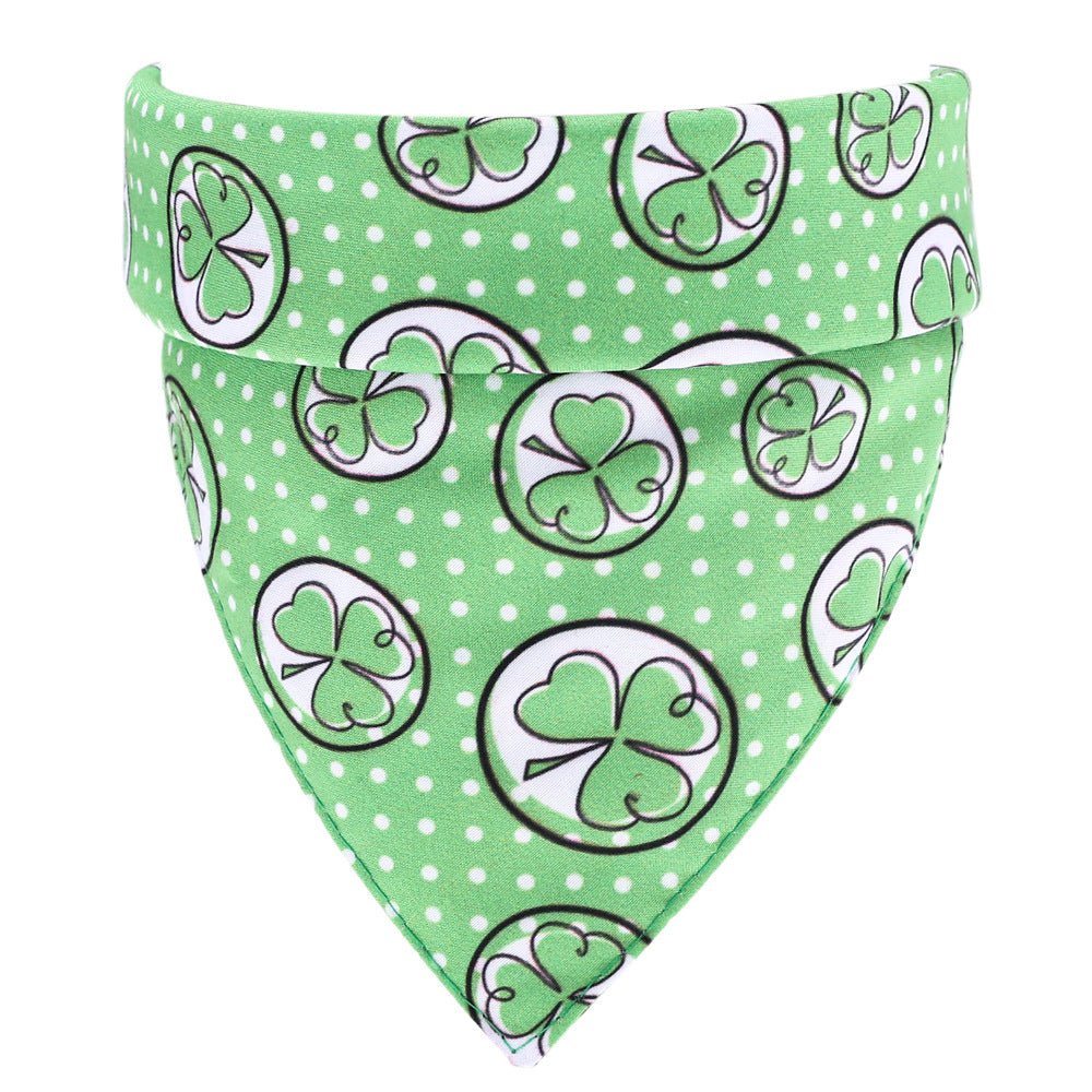 Pure cotton green pet scarf | Luxury Home Accessories | Heulog Glow