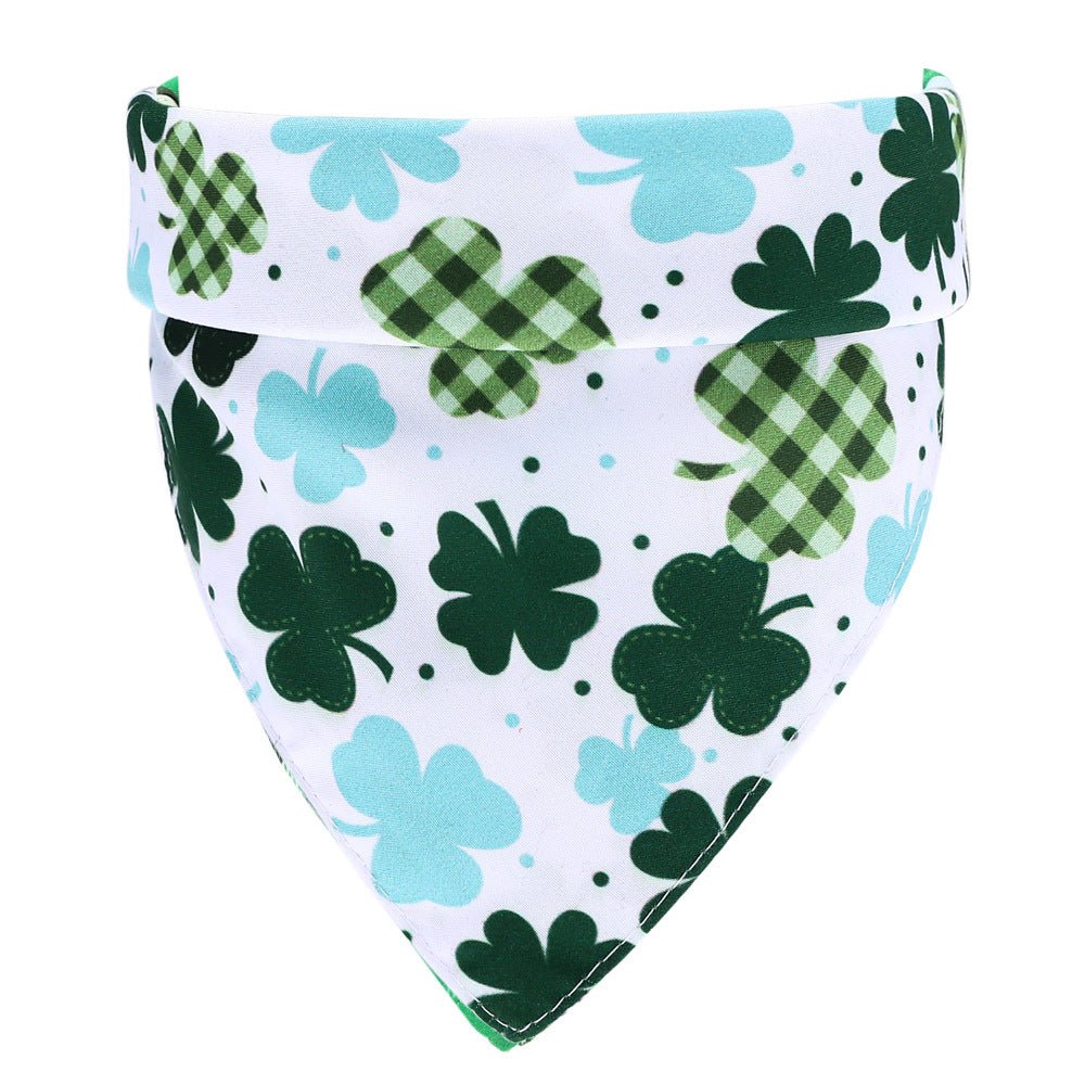Pure cotton green pet scarf | Luxury Home Accessories | Heulog Glow