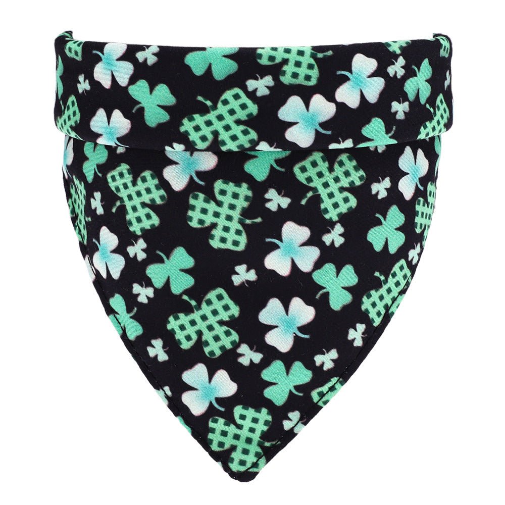 Pure cotton green pet scarf | Luxury Home Accessories | Heulog Glow