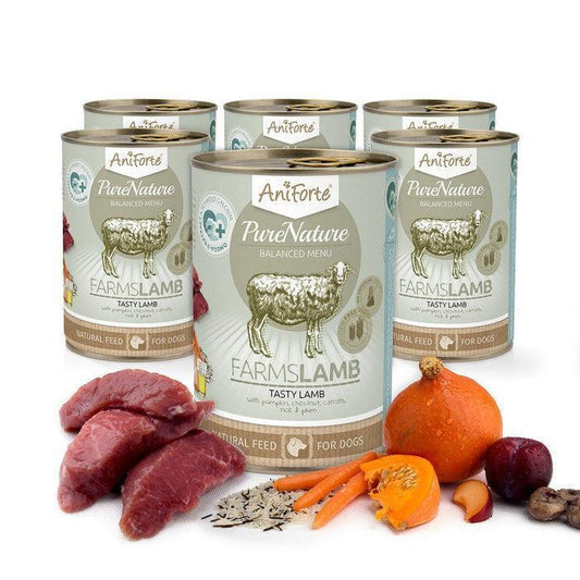PureNature Farms Lamb - Wet food for dogs - 6 x 800 g | Luxury Home Accessories | Heulog Glow