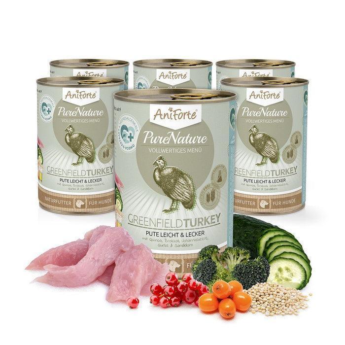 PureNature GreenField Turkey - Wet Food for Dogs - 6 x 400g | Luxury Home Accessories | Heulog Glow