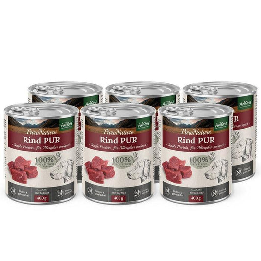 PureNature Pure Beef - Wet food for dogs 6 x 400 g | Luxury Home Accessories | Heulog Glow