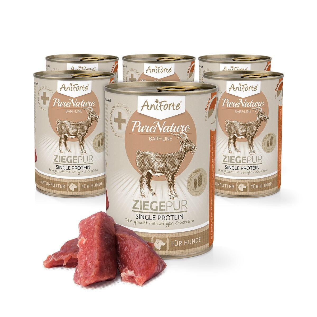 PureNature Pure Goat - Wet food for Dogs 6 x 400 g | Luxury Home Accessories | Heulog Glow