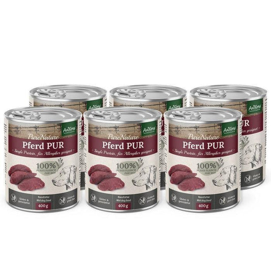 PureNature Pure Horse - Wet food for Dogs 6 x 400 g | Luxury Home Accessories | Heulog Glow