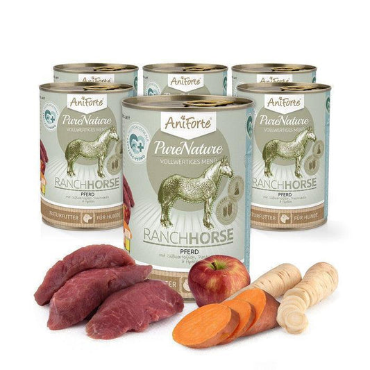 PureNature Ranch Horse - Wet Food for Dogs - 6 x 400g | Luxury Home Accessories | Heulog Glow