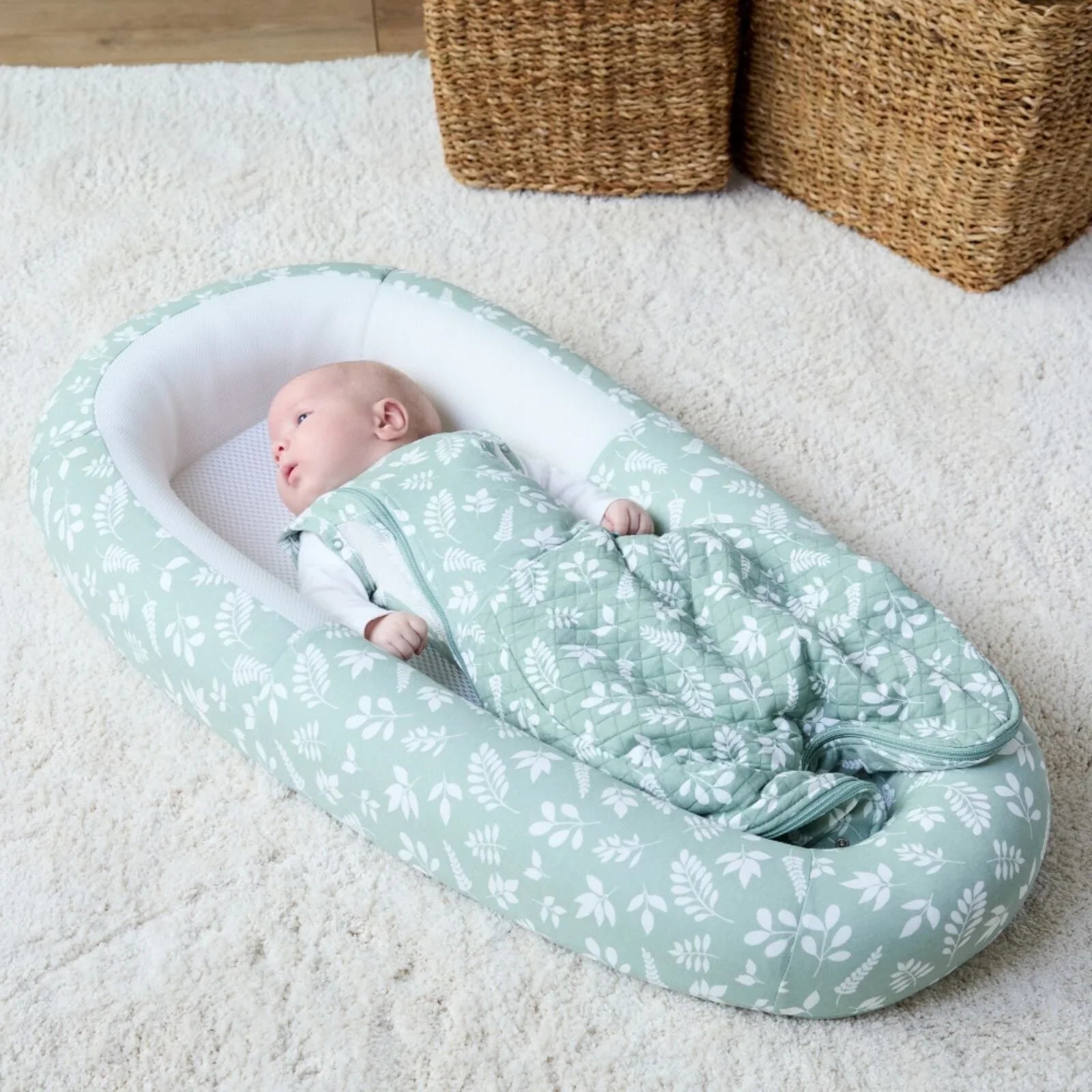 Purflo Sleep Tight Bed - Fern | Luxury Home Accessories | Heulog Glow