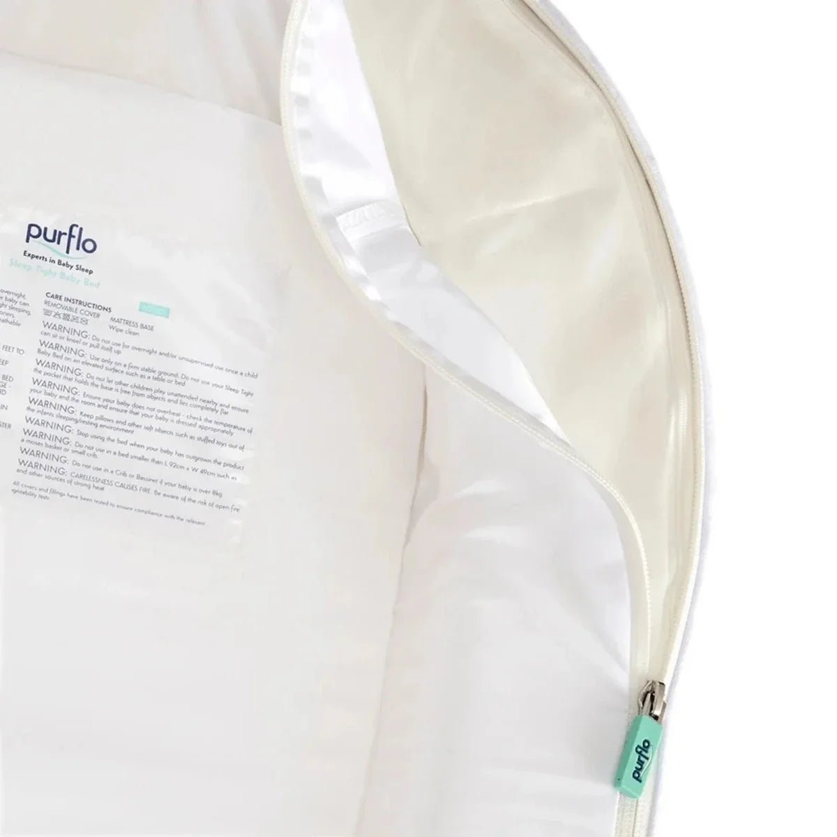 Purflo Sleep Tight Bed - White | Luxury Home Accessories | Heulog Glow
