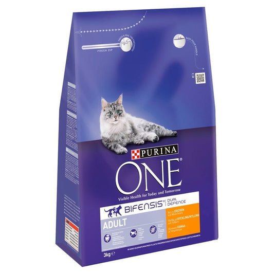 Purina One Adult Cat Chicken and Wholegrains 3kg | Luxury Home Accessories | Heulog Glow