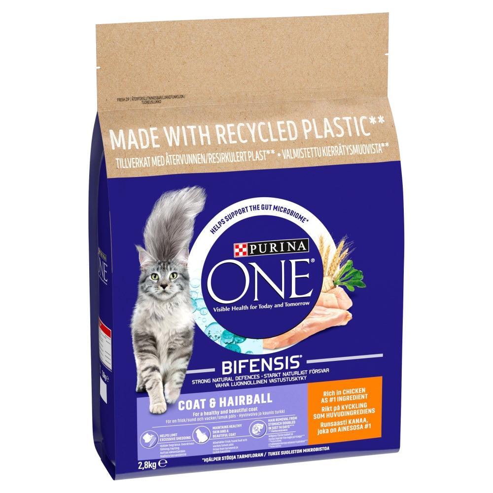 Purina One Adult Cat Coat&Hairball Chk | Luxury Home Accessories | Heulog Glow