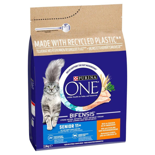 Purina One Senior 11+ Cat Chicken | Luxury Home Accessories | Heulog Glow