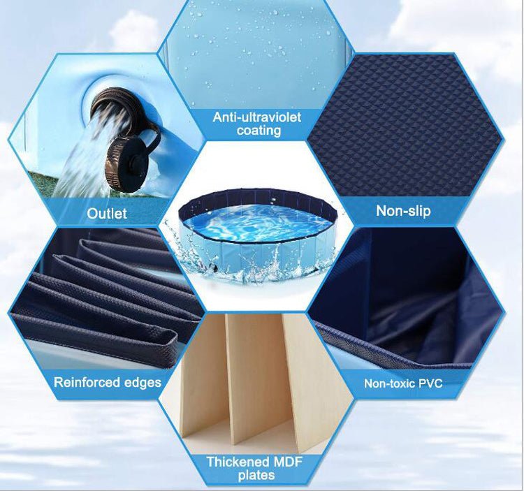 PVC folding pet bathtub | Luxury Home Accessories | Heulog Glow
