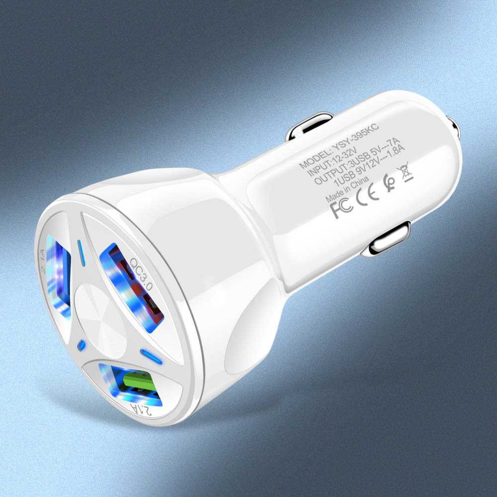QC3.0USB car fast charger | Luxury Home Accessories | Heulog Glow
