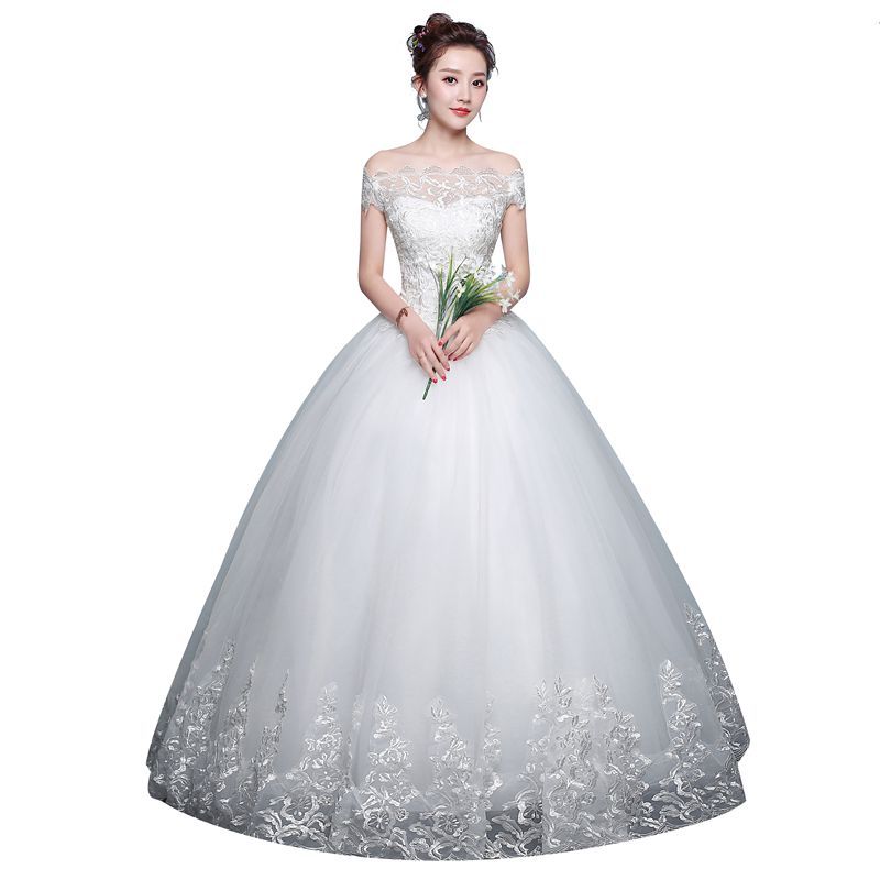 Qidi wedding dress shoulder wedding dress | Luxury Home Accessories | Heulog Glow