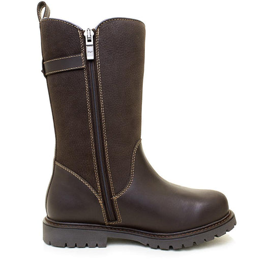 Quebec Waterproof Zip Up Mid Calf Boots - Brown | Luxury Home Accessories | Heulog Glow