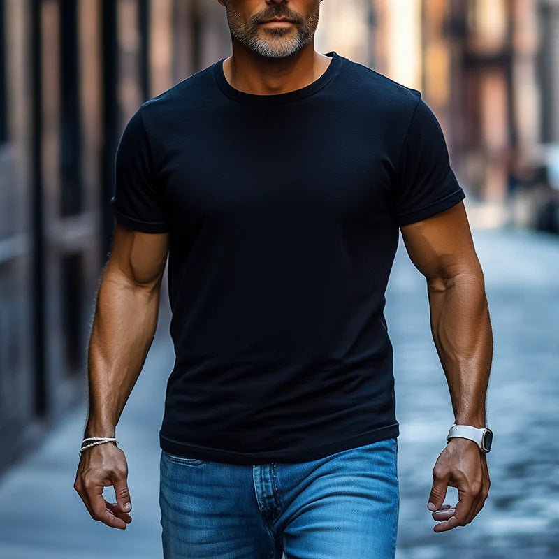 Quick-drying Breathable Sports Round Neck Short Sleeve | Luxury Home Accessories | Heulog Glow