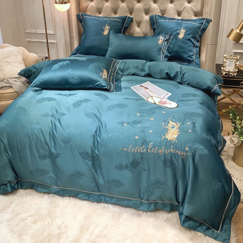 Quilt Cover Cotton Bed Pure Cotton Bed Sheet Four-piece Suit | Luxury Home Accessories | Heulog Glow