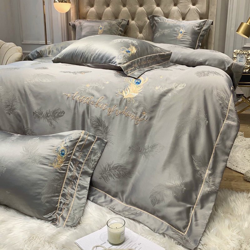 Quilt Cover Cotton Bed Pure Cotton Bed Sheet Four-piece Suit | Luxury Home Accessories | Heulog Glow