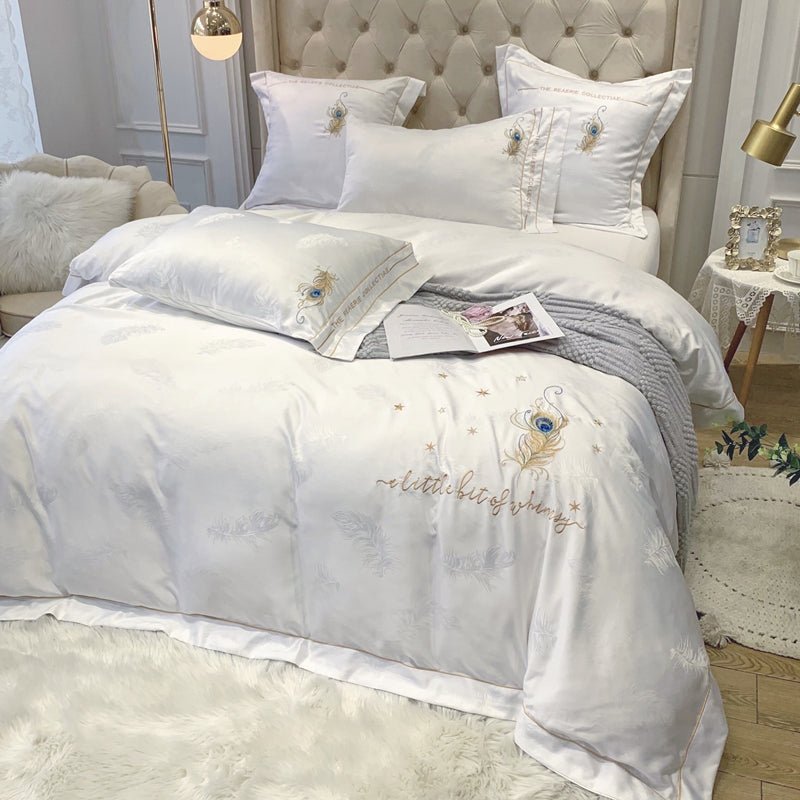 Quilt Cover Cotton Bed Pure Cotton Bed Sheet Four-piece Suit | Luxury Home Accessories | Heulog Glow