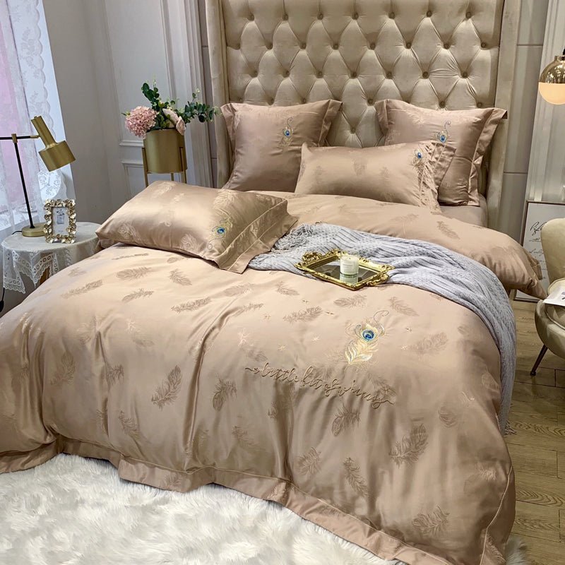 Quilt Cover Cotton Bed Pure Cotton Bed Sheet Four-piece Suit | Luxury Home Accessories | Heulog Glow