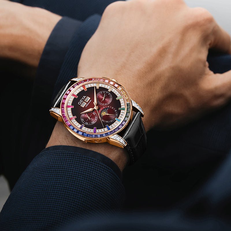 Rainbow Circle Multifunctional Mechanical Watch Fully Automatic Waterproof Men's | Luxury Home Accessories | Heulog Glow