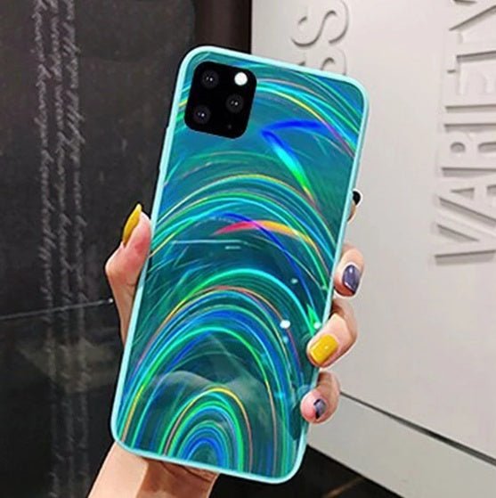 Rainbow Mirror Soft Case Phone Case | Luxury Home Accessories | Heulog Glow