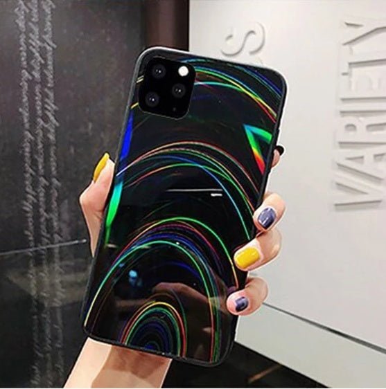 Rainbow Mirror Soft Case Phone Case | Luxury Home Accessories | Heulog Glow