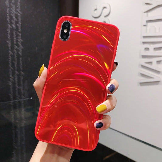 Rainbow Mirror Soft Case Phone Case | Luxury Home Accessories | Heulog Glow