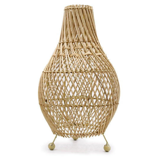 Rattan Table Lamps - Natural | Luxury Home Accessories | Heulog Glow