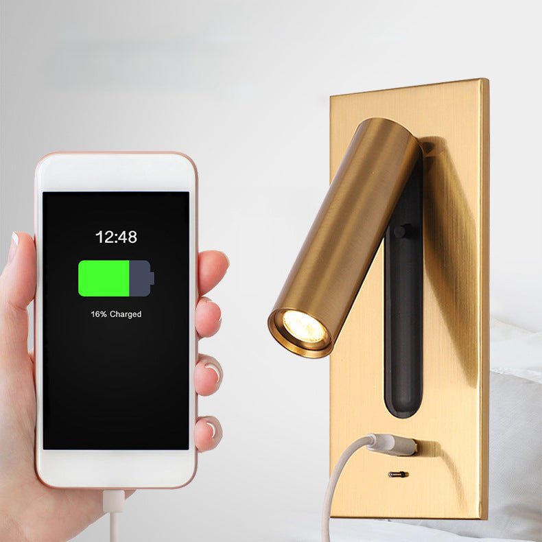 Reading Wall Light with USB Charger & Switch LED Bedside Lamp | Luxury Home Accessories | Heulog Glow