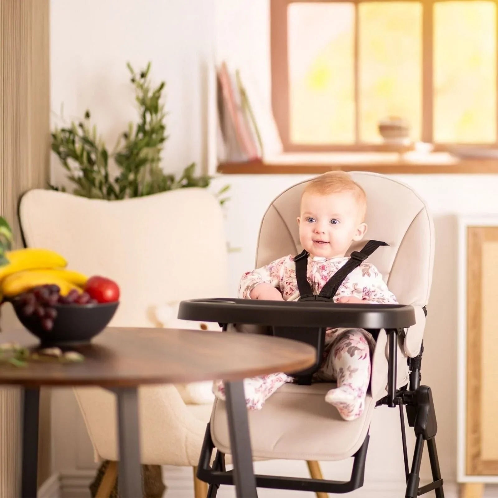 Red Kite Feed Me Fold Highchair - Grey | Luxury Home Accessories | Heulog Glow
