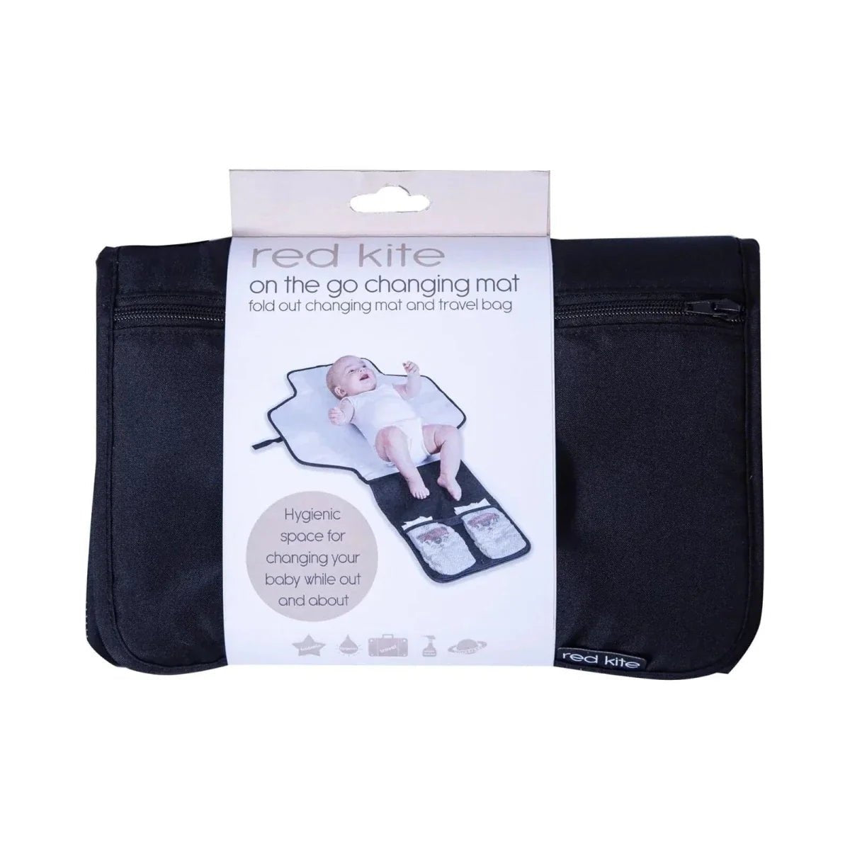 Red Kite On The Go Travel Changing Mat | Luxury Home Accessories | Heulog Glow