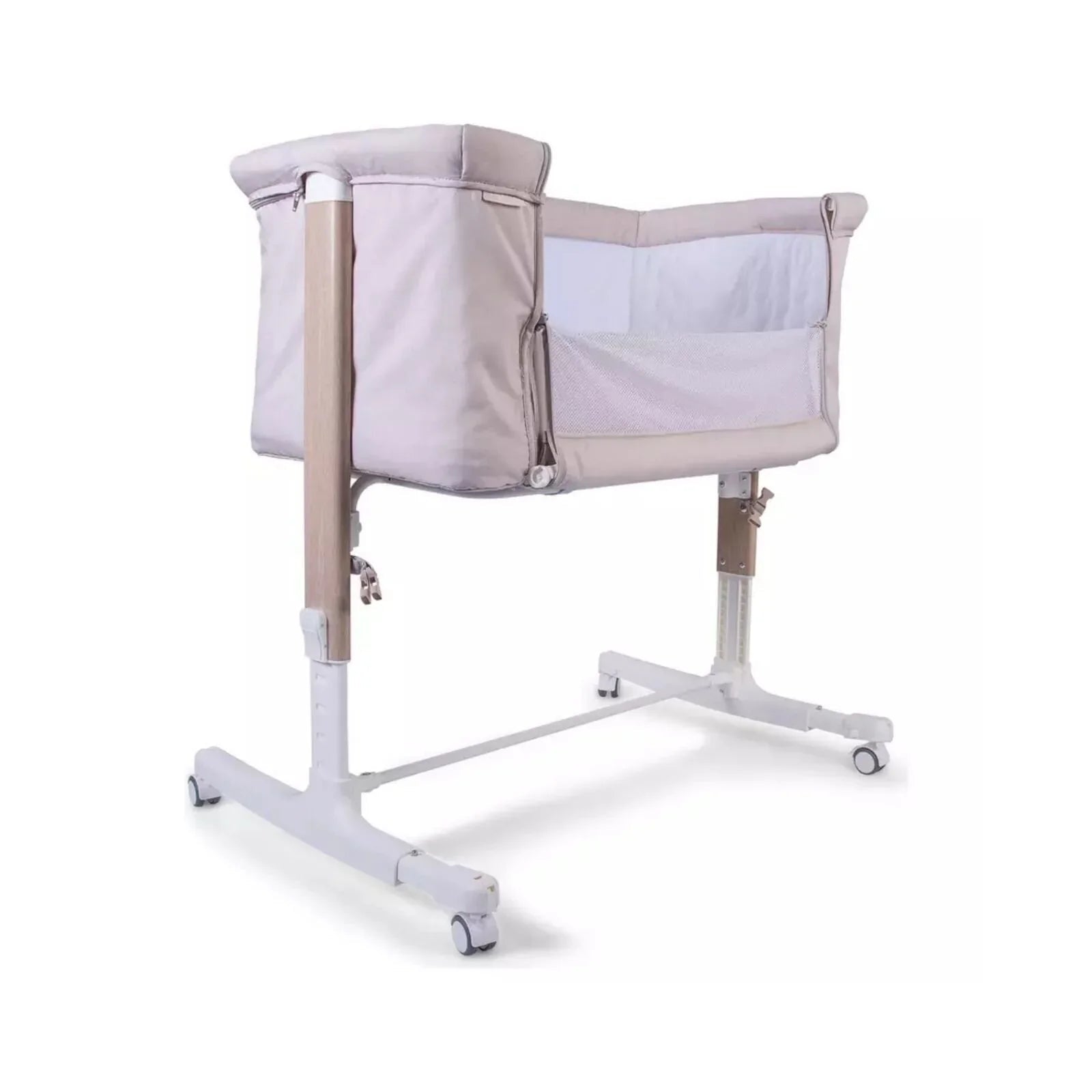 Red Kite Rockabye Bedside Crib - Oatmeal | Luxury Home Accessories | Heulog Glow