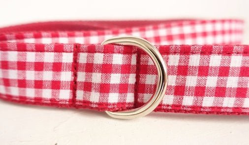 Red Plaid Polyester Pet Collar Set | Luxury Home Accessories | Heulog Glow