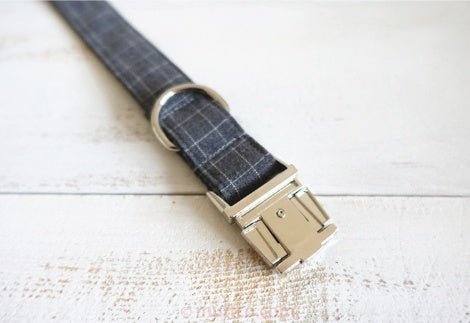 Red Plaid Polyester Pet Collar Set | Luxury Home Accessories | Heulog Glow