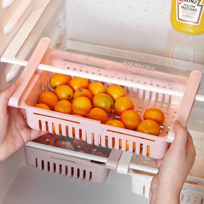 Refrigerator Storage Basket Stretchable Multifunction Kitchen Refrigerator Storage Box | Luxury Home Accessories | Heulog Glow
