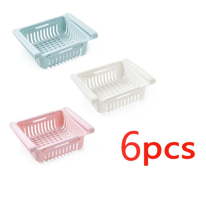 Refrigerator Storage Basket Stretchable Multifunction Kitchen Refrigerator Storage Box | Luxury Home Accessories | Heulog Glow