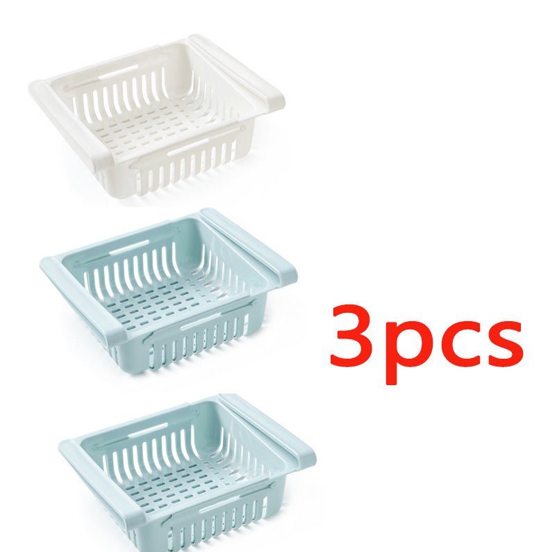 Refrigerator Storage Basket Stretchable Multifunction Kitchen Refrigerator Storage Box | Luxury Home Accessories | Heulog Glow