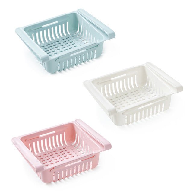 Refrigerator Storage Basket Stretchable Multifunction Kitchen Refrigerator Storage Box | Luxury Home Accessories | Heulog Glow