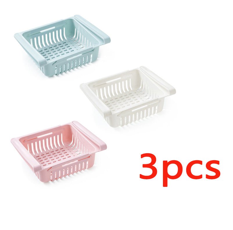 Refrigerator Storage Basket Stretchable Multifunction Kitchen Refrigerator Storage Box | Luxury Home Accessories | Heulog Glow